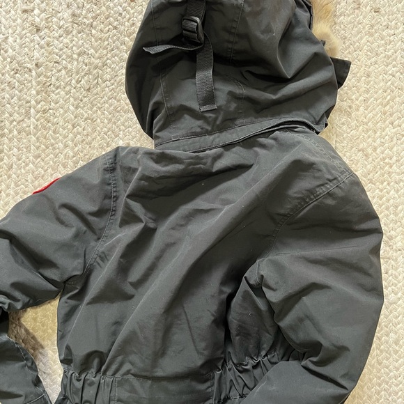 Canada goose black trillium parka with real fur hood - Picture 14 of 15